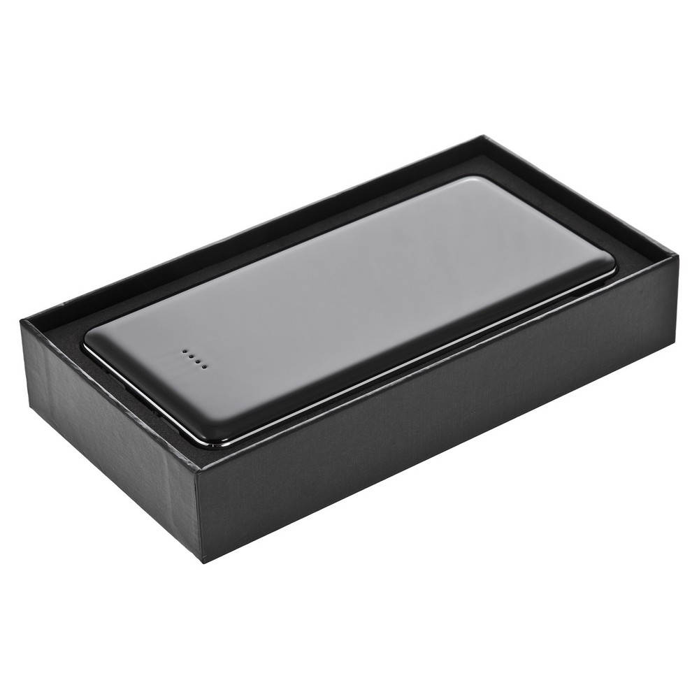 Power bank 12000 mAh z lampką | Sawyer Power bank 12000 mAh z lampką i 4 diodami wskazującymi poziom naładowania, wejście 5V/1A, wyjście 5V/2A, w komplecie kabel micro USB