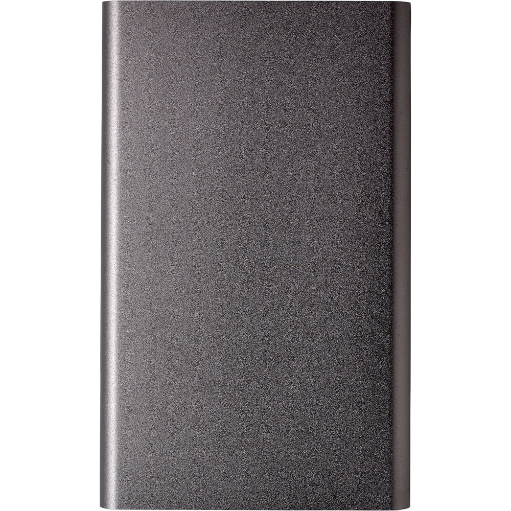 Power bank 4000 mAh Power bank 4000 mAh z przyciskiem on/off, diody wskazujące poziom naładowania, wejście 5V/1A, wyjście 5V/1A, kabel USB w komplecie