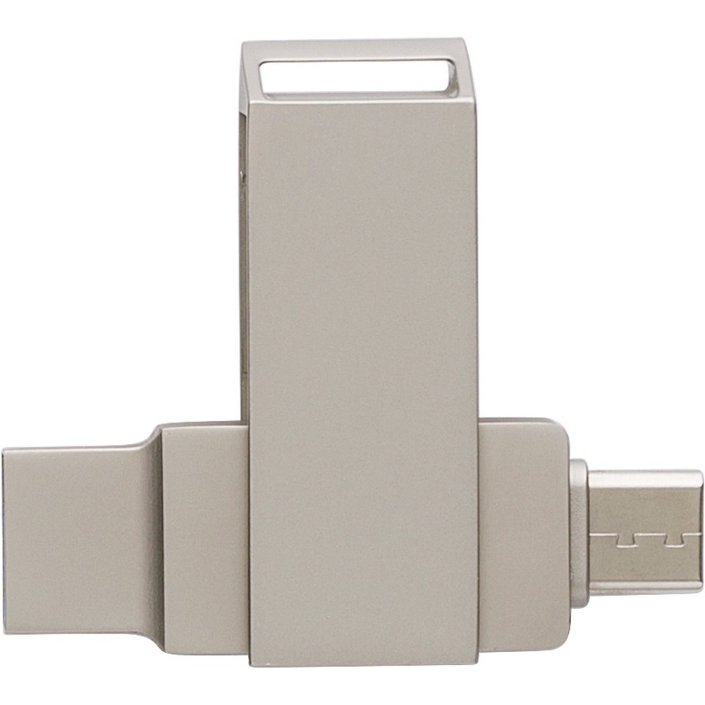 Pamięć USB 64 GB Pamięć USB 64 GB w metalowym etui, USB i USB typu C