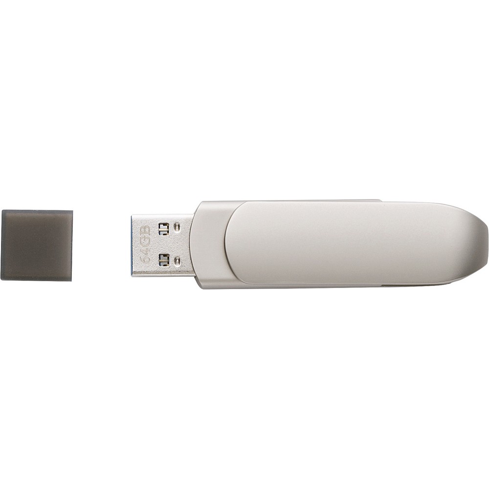 Pamięć USB 64 GB Pamięć USB 64 GB w metalowym etui, USB i USB typu C