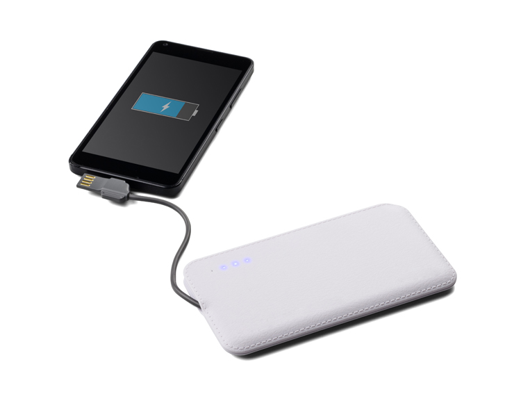 Power bank FINO 4000 mAh 

Power bank FINO to doskonale zaprojektowany produkt o pojemności 4000 mAh, niewymagający żadnych dodatkowych akcesoriów. Wbudowany kabel posiada zarówno wtyk USB umożliwiający naładowanie power banka, jak i micro USB do ładowania urządzeń mobilnych. Dodatkowo w obudowie został umieszczony adapter do ładowania iPhone'a czy iPada. Wysokie natężenie wejścia i wyjścia pozwala na szybkie ładowanie. Obudowa została wykonana z wysokiej jakości tworzywa do złudzenia przypominającego ekoskórę. Produkt jest zgodny z odpowiednimi dyrektywami Unii Europejskiej, posiada znak CE oraz 1 rok gwarancji. 
 
Dane techniczne: 
- wejście: 5 V /  1 A (wtyczka USB)
- wyjście: 5 V /  1 A (wtyczka micro USB / iPhone)
- pojemność baterii: 4 000 mAh