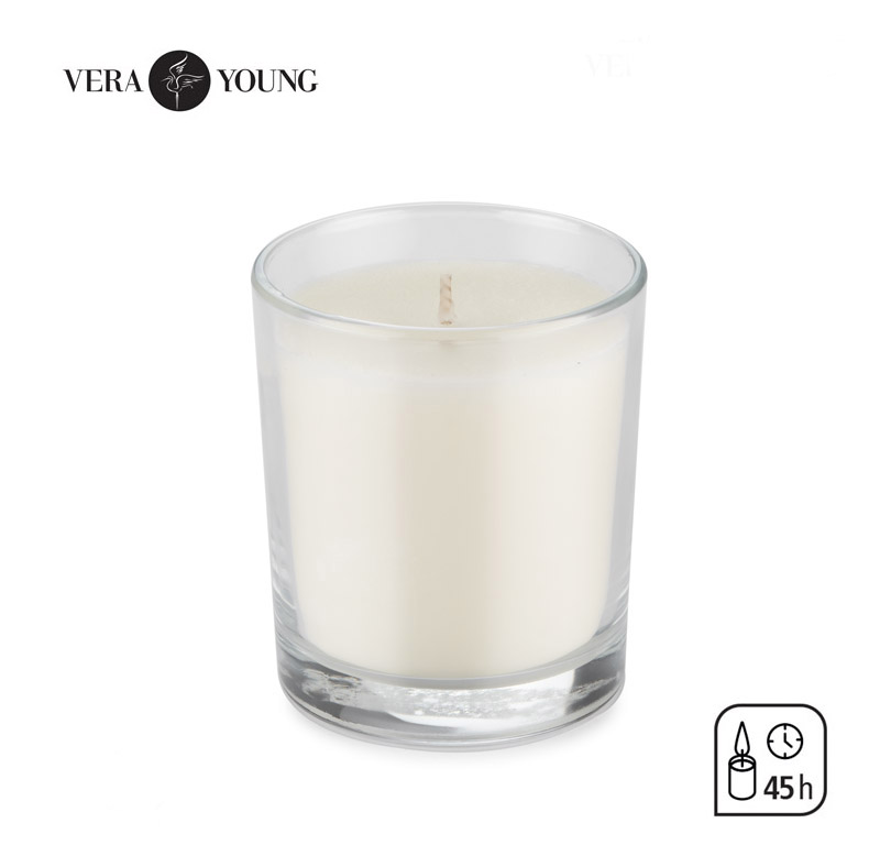 Świeca sojowa 170g - Lemongrass & Ginger - VERA YOUNG Produkty Vera Young Candles są odlewane ręcznie. Wykonywane są z naturalnego wosku sojowego - są w 100% naturalne i ekologiczne. Dzięki woskom roślinnym świece są całkowicie bezpieczne dla zdrowia i nie zawierają szkodliwych substancji.
