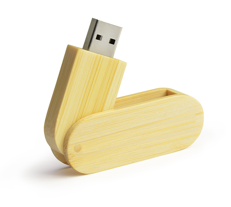 Pamięć USB bambusowa STALK 8 GB 
Przenośna pamięć USB o pojemności 8 GB wykonana z drewna bambusowego. Ekologiczny materiał, uniwersalny, klasyczny kształt oraz duża powierzchnia do grawerowania to cechy wyróżniające ją spośród innych pamięci dostępnych na rynku. Standard USB 2.0. Prędkość odczytu 15mb/s, zapisu - 5.5MB/s. Pamięć USB objęta jest 5 letnią gwarancją producenta oraz posiada certyfikat CE.

