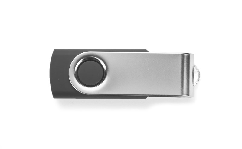 Pamięć USB 3.0 TWISTER 16 GB 
Nieduża, wykonana z metalu oraz tworzywa sztucznego, przenośna pamięć USB o pojemności 16 GB. Znakowanie możliwe na dwóch stronach metalowego zamknięcia. Standard USB: 3.0; prędkość zapisu: 20 MB/s; prędkość odczytu: 40 MB/s. Pamięć USB objęta jest 5 letnią gwarancją producenta oraz posiada certyfikat CE.
Sugerowane opakowanie: 44501, 44505, 44508.