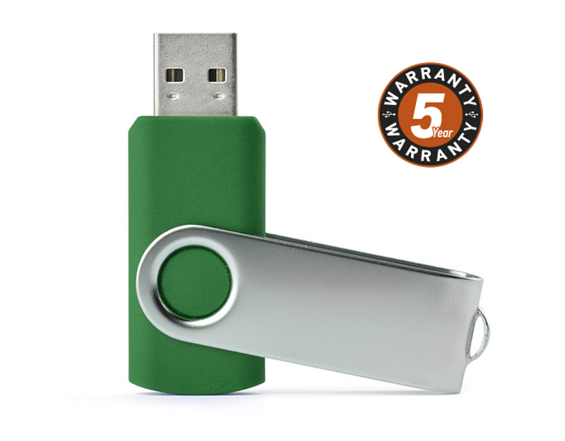 Pamięć USB TWISTER 8 GB 
Nieduża, wykonana z metalu oraz tworzywa sztucznego, przenośna pamięć usb o pojemności 8 GB. Znakowanie możliwe na dwóch stronach metalowego zamknięcia. Standard usb: 2.0; szybkość zapisu: 5,5 MB/s; szybkość odczytu: 14,5 MB/s. Pamięć USB objęta jest 5 letnią gwarancją producenta oraz posiada certyfikat CE.


