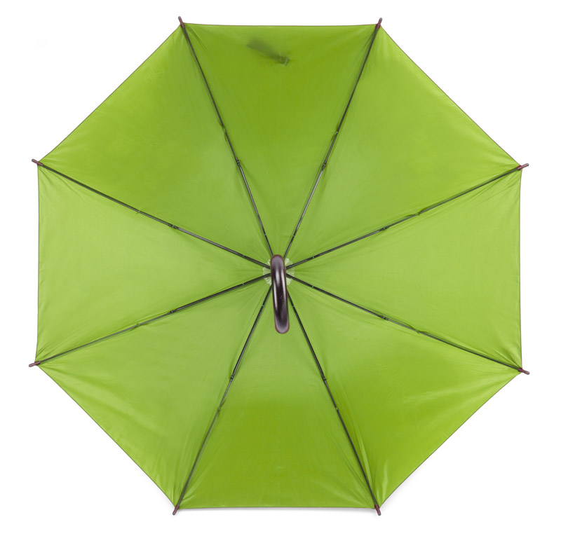 Parasol STICK Parasol automatycznie otwierany z drewnianą zakrzywioną rączką. Śr czaszy po rozłożeniu to 103 cm, długość złożonego parasola to 88 cm. Wykonany z poliestru 190T.