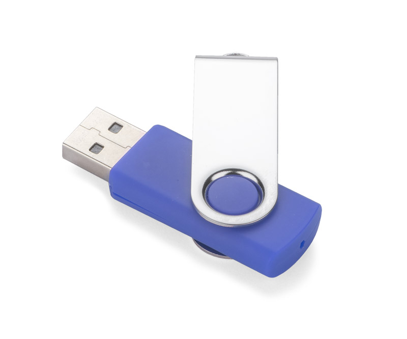 Pamięć USB TWISTER 4 GB 
Nieduża, wykonana z metalu oraz tworzywa sztucznego, przenośna pamięć usb o pojemności 4 GB. Znakowanie możliwe na dwóch stronach metalowego zamknięcia. Standard usb: 2.0; szybkość zapisu: 10,5 MB/s; szybkość odczytu: 22,0 MB/s. Pamięć USB objęta jest 5 letnią gwarancją producenta oraz posiada certyfikat CE.
