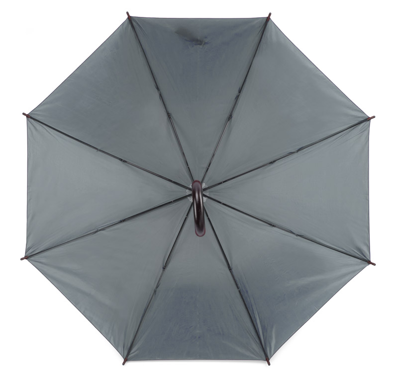 Parasol STICK Parasol automatycznie otwierany z drewnianą zakrzywioną rączką. Śr czaszy po rozłożeniu to 103 cm, długość złożonego parasola to 88 cm. Wykonany z poliestru 190T.