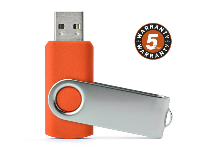 Pamięć USB TWISTER 8 GB 
Nieduża, wykonana z metalu oraz tworzywa sztucznego, przenośna pamięć usb o pojemności 8 GB. Znakowanie możliwe na dwóch stronach metalowego zamknięcia. Standard usb: 2.0; szybkość zapisu: 4 MB/s; szybkość odczytu: 13,0 MB/s. Pamięć USB objęta jest 5 letnią gwarancją producenta oraz posiada certyfikat CE.


