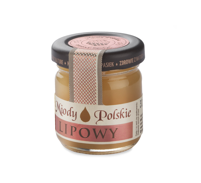 Miód LIPOWY 40g Naturalny miód lipowy z polskich pasiek.Pojemność 40g. 