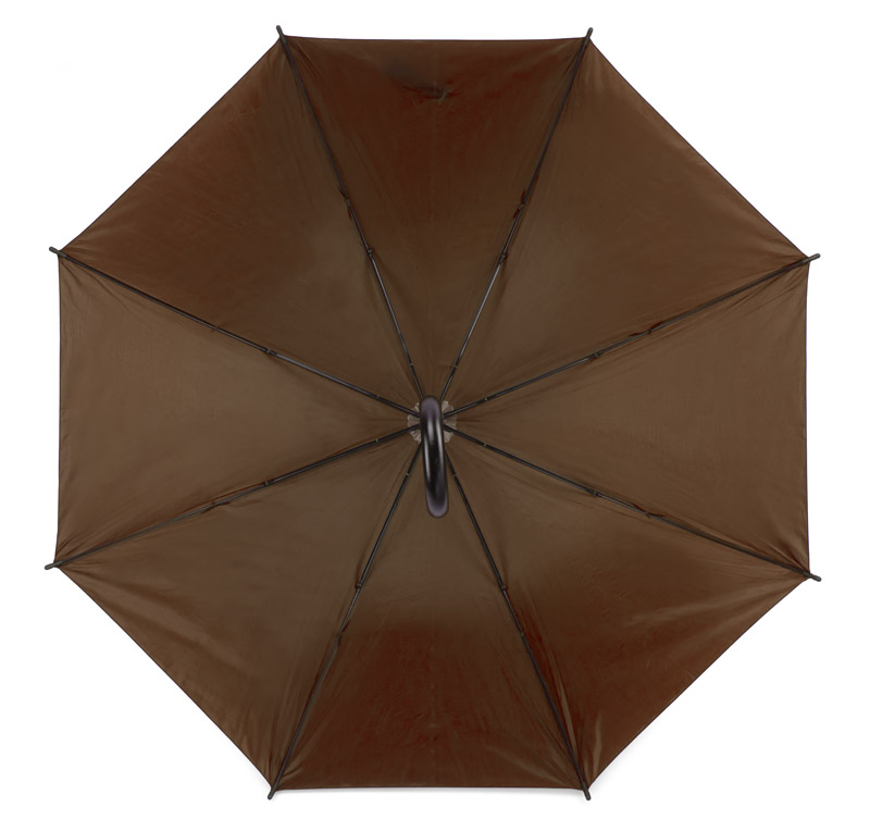 Parasol STICK Parasol automatycznie otwierany z drewnianą zakrzywioną rączką. Śr czaszy po rozłożeniu to 103 cm, długość złożonego parasola to 88 cm. Wykonany z poliestru 190T.