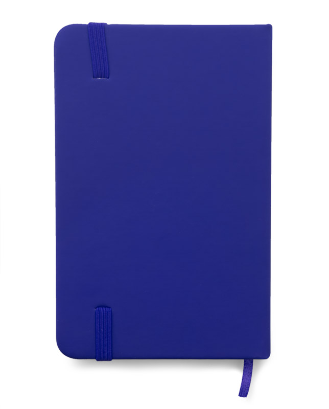 Notes VITAL A6 Gustowny notes A6 z kolorową gumką wykonany z ekoskóry PU. Notes zawiera 80 kartek ecru w linie koloru pomarańczowego. Logo nadrukujemy na okładce.