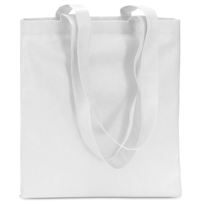 Torba na zakupy Torba na zakupy z długimi rączkami. Materiał: fizelina (non woven) 80g/m².