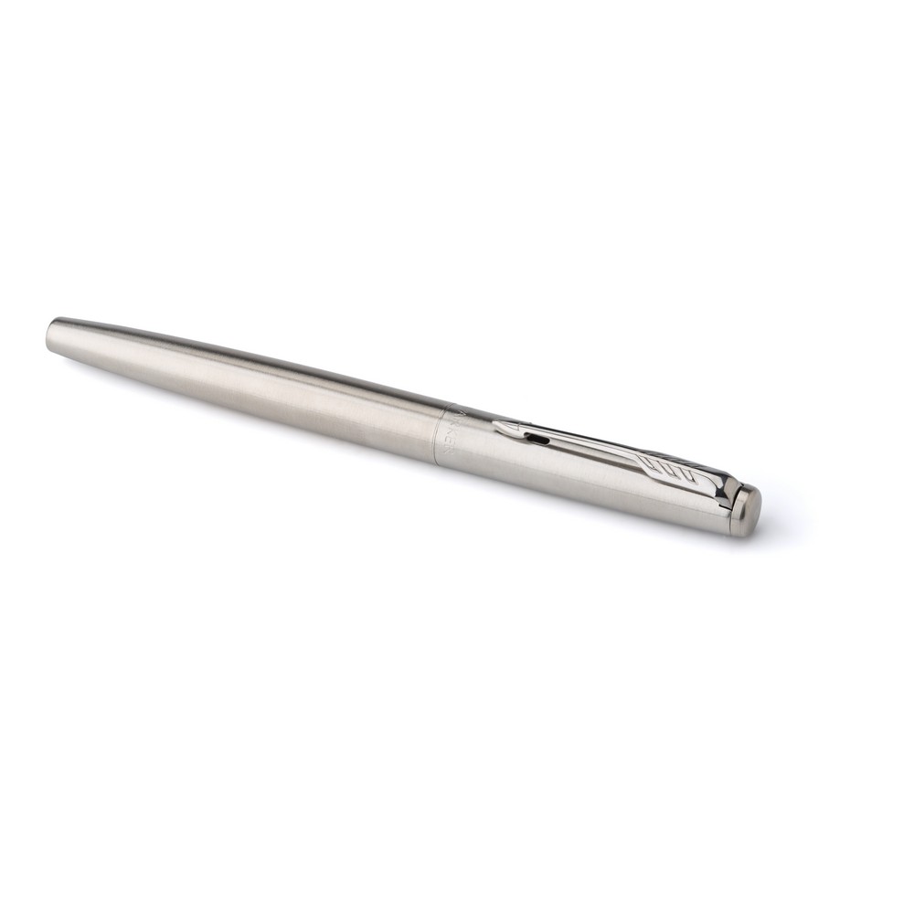 Pióro wieczne Parker Jotter Core Pióro wieczne Parker Jotter Core z zatyczką, wkład w niebieskim kolorze,  zapakowane w pudełko upominkowe, produkt wykonany z metalu i stali nierdzewnej