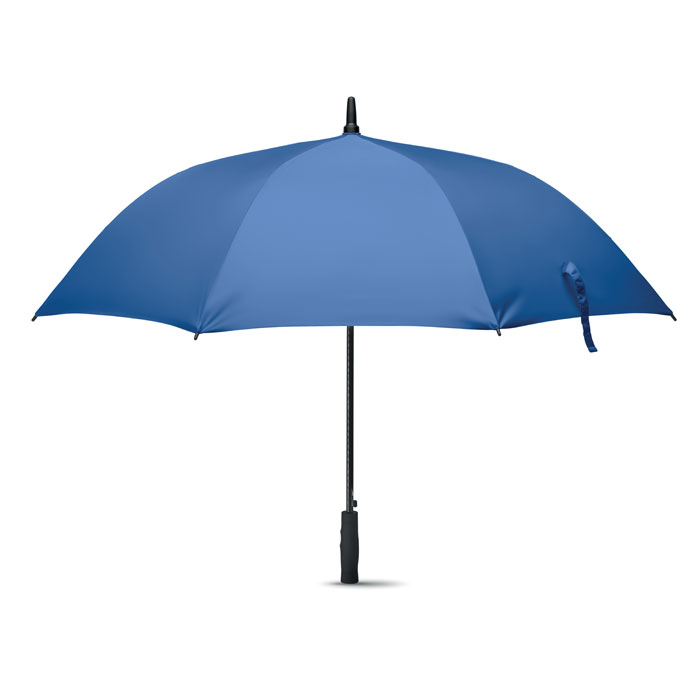 Parasol wiatroszczelny 27 cali 27-calowy, otwierany zamykany, wiatroodporny parasol z tkaniny jedwabnej 190T z trzonkiem i żebrami z włókna szklanego. Czarne plastikowe końcówki i góra. Prosty czarny uchwyt ABS z gumowanym wykończeniem. Zamykany ręcznie.
