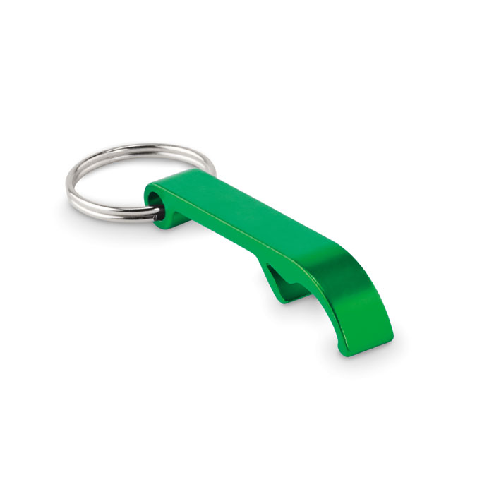Aluminiowy brelok z recyklingu Aluminiowy brelok z recyklingu z błyszczącym wykończeniem.