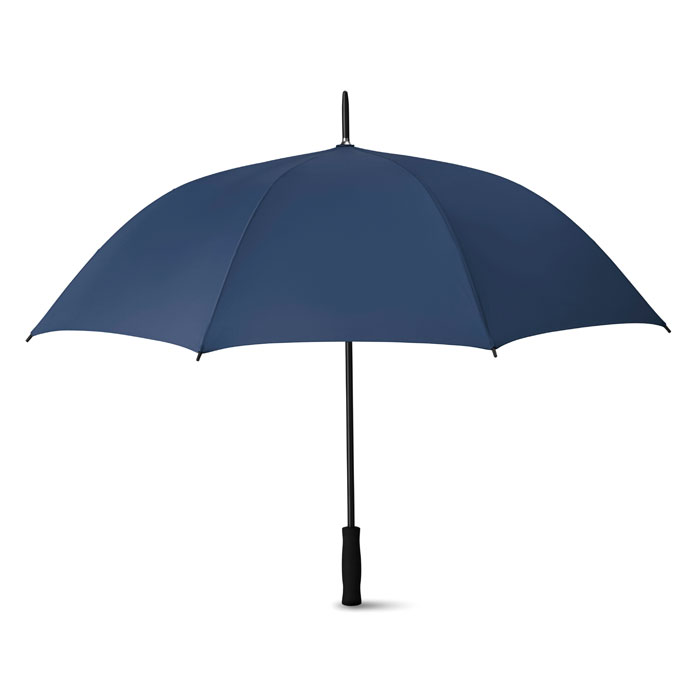 Parasol 27 cali Parasol automatycznie otwierany o średnicy 27 cali. Wykonany z poliestru pongee 190T, prosta rączka z EVA. Czarny lakierowany stelaż i czarne plastikowe końcówki. Zamykany manualnie.