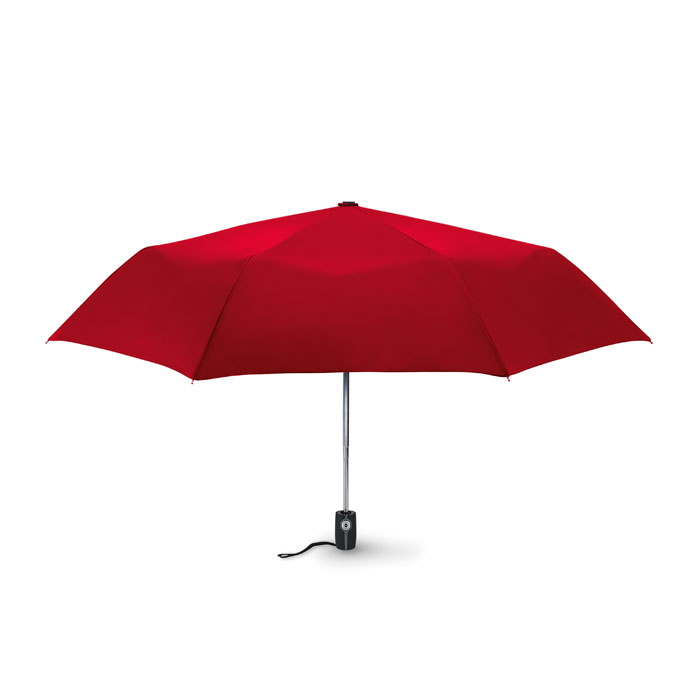 Parasol automatyczny lux na si Ekskluzywny 21 calowy automatyczny parasol wykonany z wysokogatunkowego materiału 190T. Trzon metalowy, czarne ożebrowanie 2 sekcyjne wykonane z włókna szklanego zakończenia chromowane. Czarna gumowana rączka z automatycznym zamknięciem.