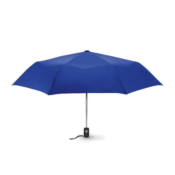 Parasol automatyczny lux na si Ekskluzywny 21 calowy automatyczny parasol wykonany z wysokogatunkowego materiału 190T. Trzon metalowy, czarne ożebrowanie 2 sekcyjne wykonane z włókna szklanego zakończenia chromowane. Czarna gumowana rączka z automatycznym zamknięciem.