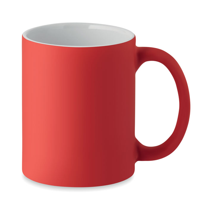 Kubek matowy 300 ml Klasyczny, cylindryczny, matowy kubek ceramiczny o pojemności 300 ml. Ze specjalną powłoką do grawerowania laserowego