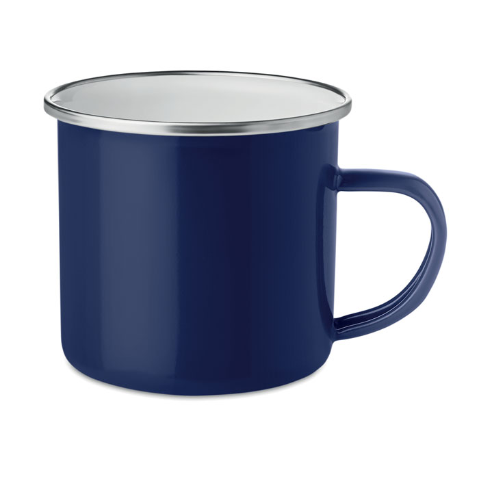 Metalowy kubek, warstwa emalii Metalowy kubek vintage z warstwą emalii. Pojemność 350 ml.