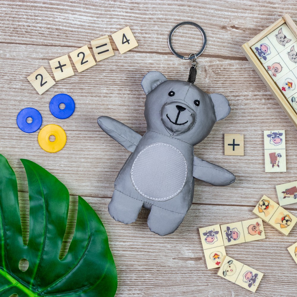 Pluszowy miś, brelok | Tanay Brelok "miś", produkt wykonany z połyskliwego materiału (do użytku promocyjnego)