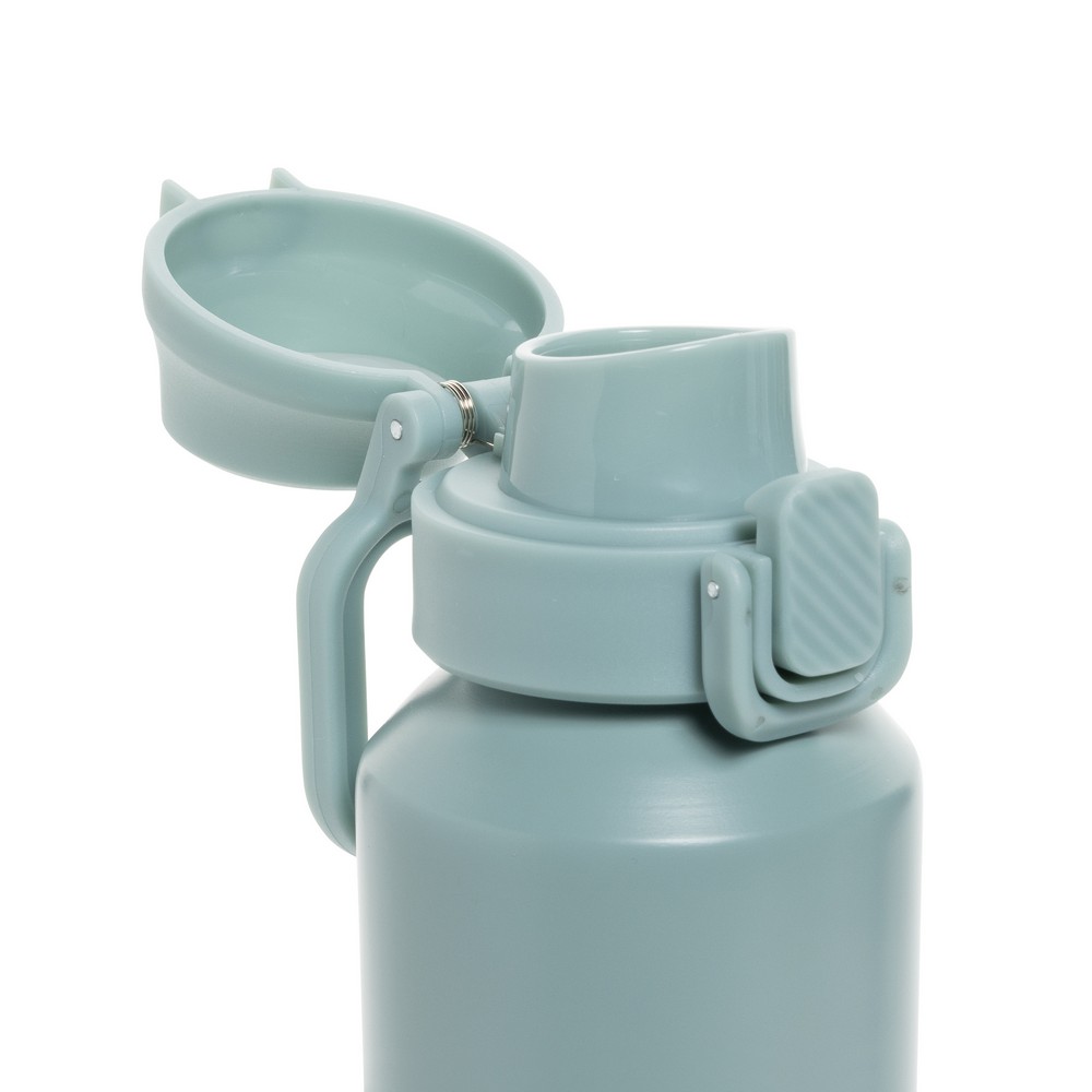 Butelka sportowa 600 ml Via Butelka sportowa 600 ml, nie wymaga obsługi oburącz, wykonana z materiałów z recyklingu, całkowita zawartość materiałów z recyklingu obliczona na podstawie wagi całkowitej produktu: 73%