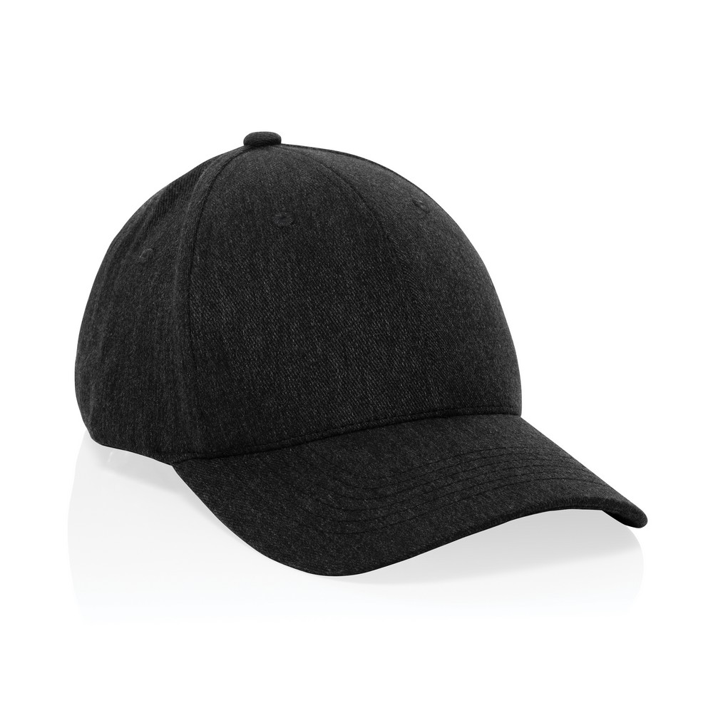 Czapka z daszkiem Milo AWARE™ Czapka z daszkiem, 6 paneli, otwory wentylacyjne, metalowa klamra, wykonana z 70% bawełny i 30% poliestru o gramaturze 200 g/m2 pochodzących z recyklingu, dzięki zastosowaniu technologii AWARE™ wykorzystane włókna bawełny są identyfikowalne z pochodzenia