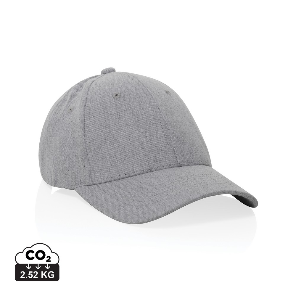 Czapka z daszkiem Milo AWARE™ Czapka z daszkiem, 6 paneli, otwory wentylacyjne, metalowa klamra, wykonana z 70% bawełny i 30% poliestru o gramaturze 200 g/m2 pochodzących z recyklingu, dzięki zastosowaniu technologii AWARE™ wykorzystane włókna bawełny są identyfikowalne z pochodzenia
