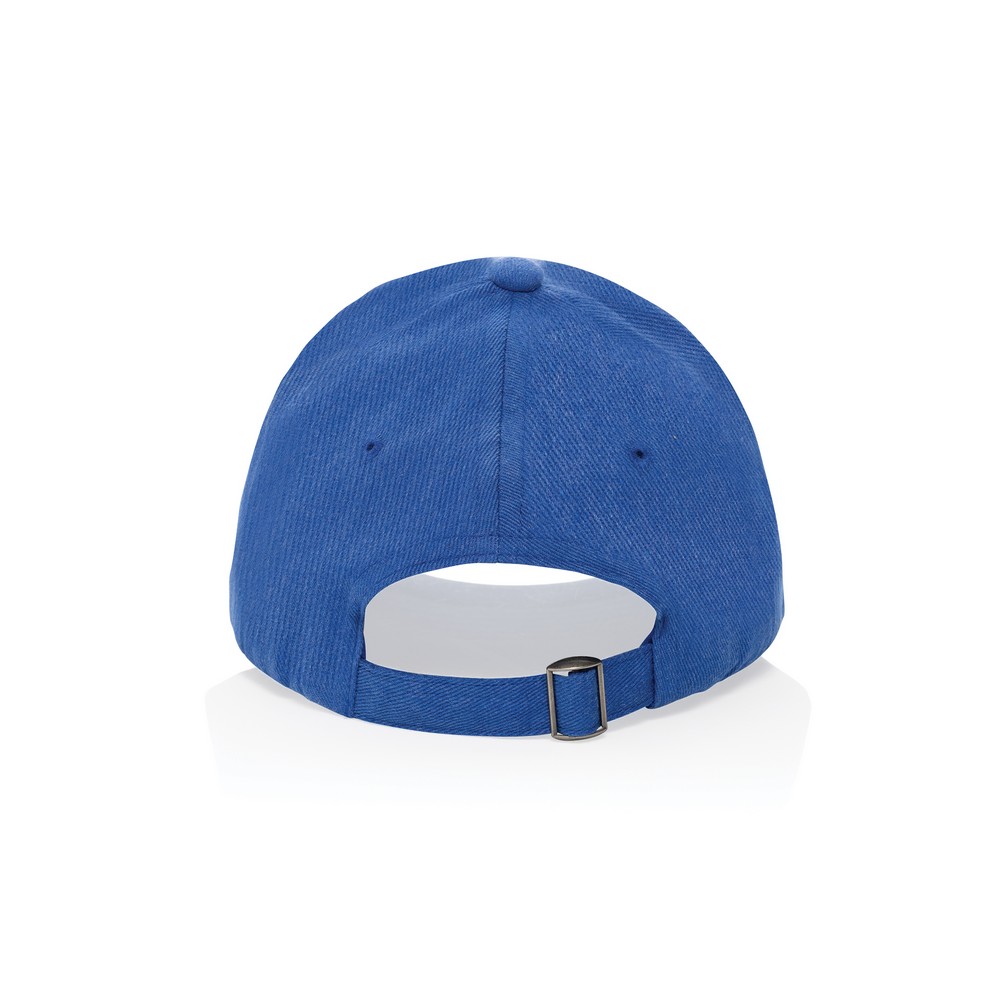 Czapka z daszkiem Milo AWARE™ Czapka z daszkiem, 6 paneli, otwory wentylacyjne, metalowa klamra, wykonana z 70% bawełny i 30% poliestru o gramaturze 200 g/m2 pochodzących z recyklingu, dzięki zastosowaniu technologii AWARE™ wykorzystane włókna bawełny są identyfikowalne z pochodzenia
