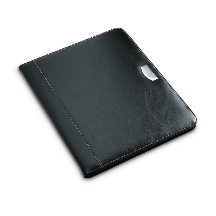 Notes A4, 20 kartek 20-kartkowy notes A4 z materiału PU i metalową płytką do nadruku logo.