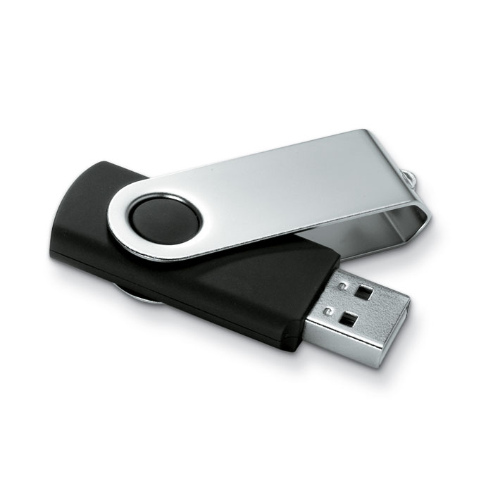 TECHMATE. USB pendrive 8GB MO1001-48 8GB USB 2.0 Flash Drive with protective metal cover. Rotate the cover and connect to USB port to start using it.