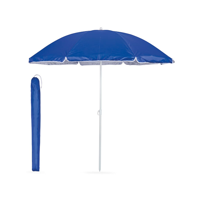 Parasol przeciwsłoneczny Parasol przeciwsłoneczny z poliestru 210T. Lekki i regulowany. W zestawie pokrowiec.