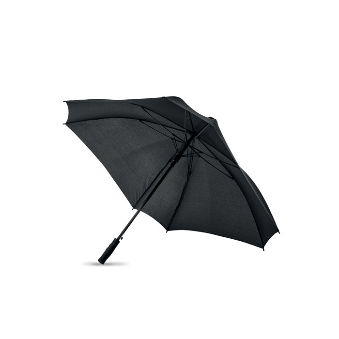 Kwadratowy parasol 27 cali 27-calowy, kwadratowy parasol, automatycznie otwierany i zamykany wiatroodporny, z materiału 190T pongee. Uchwyt z gumowym wykończeniem ABS. Konstrukcja z włókna szklanego.
