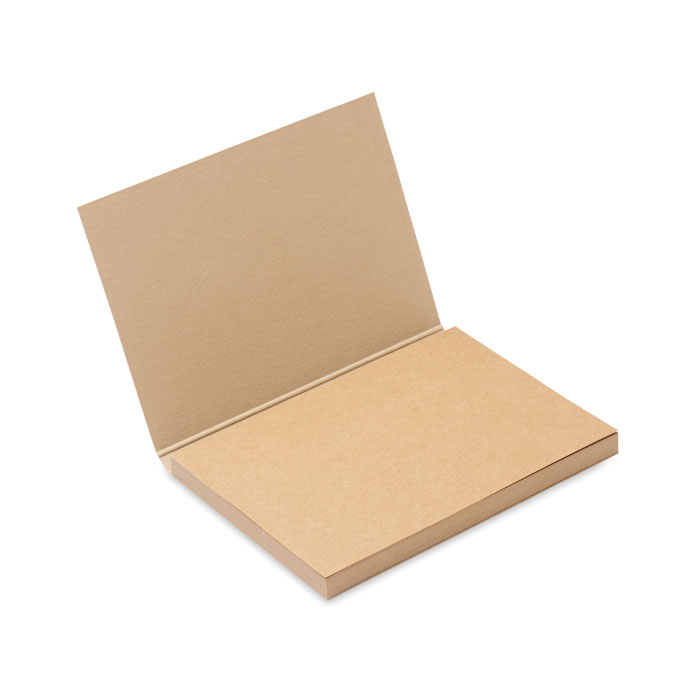 Papierowy blok z recyklingu Zestaw 50 karteczek w miękkiej okładce z papieru z recyklingu. Made in EU.