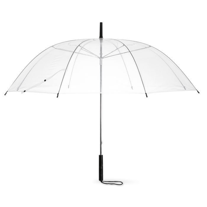 Parasol Ręcznie otwierany parasol z PE z czarnym sznurkiem na rękojeści. 8 paneli, 23 cale.