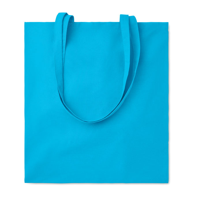 Torba na zakupy Kolorowa torba na zakupy z bawełny 140gr/m², z długimi uchwytami.