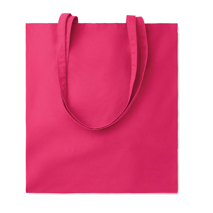 Torba na zakupy Kolorowa torba na zakupy z bawełny 140gr/m², z długimi uchwytami.