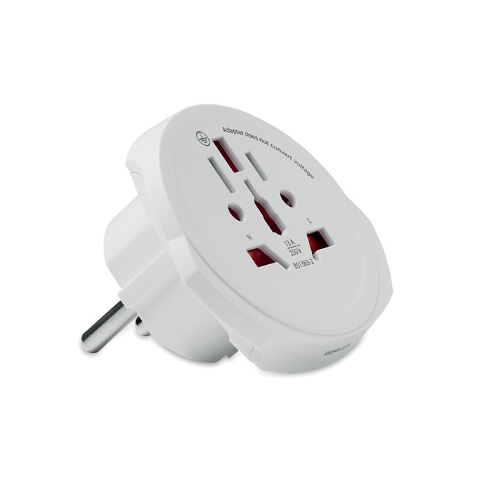 Adapter podrozny Ten podróżny adapter SKROSS® jest odpowiedni dla osób podróżujących do krajów, które używają standardu wtyczki Schuko. Można go używać do podłączenia wszystkich 2-biegunowych i 3-biegunowych urządzeń podczas podróży. 3-biegunowy, z uziemieniem. Spełnia wszystkie międzynarodowe normy i normy dotyczące bezpieczeństwa. Bezpieczna dla dzieci. SKROSS®.