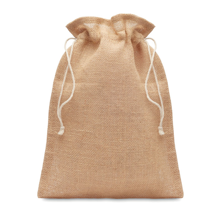 Torba prezentowa z juty Srednia torba prezentowa z juty 25x32 cm.