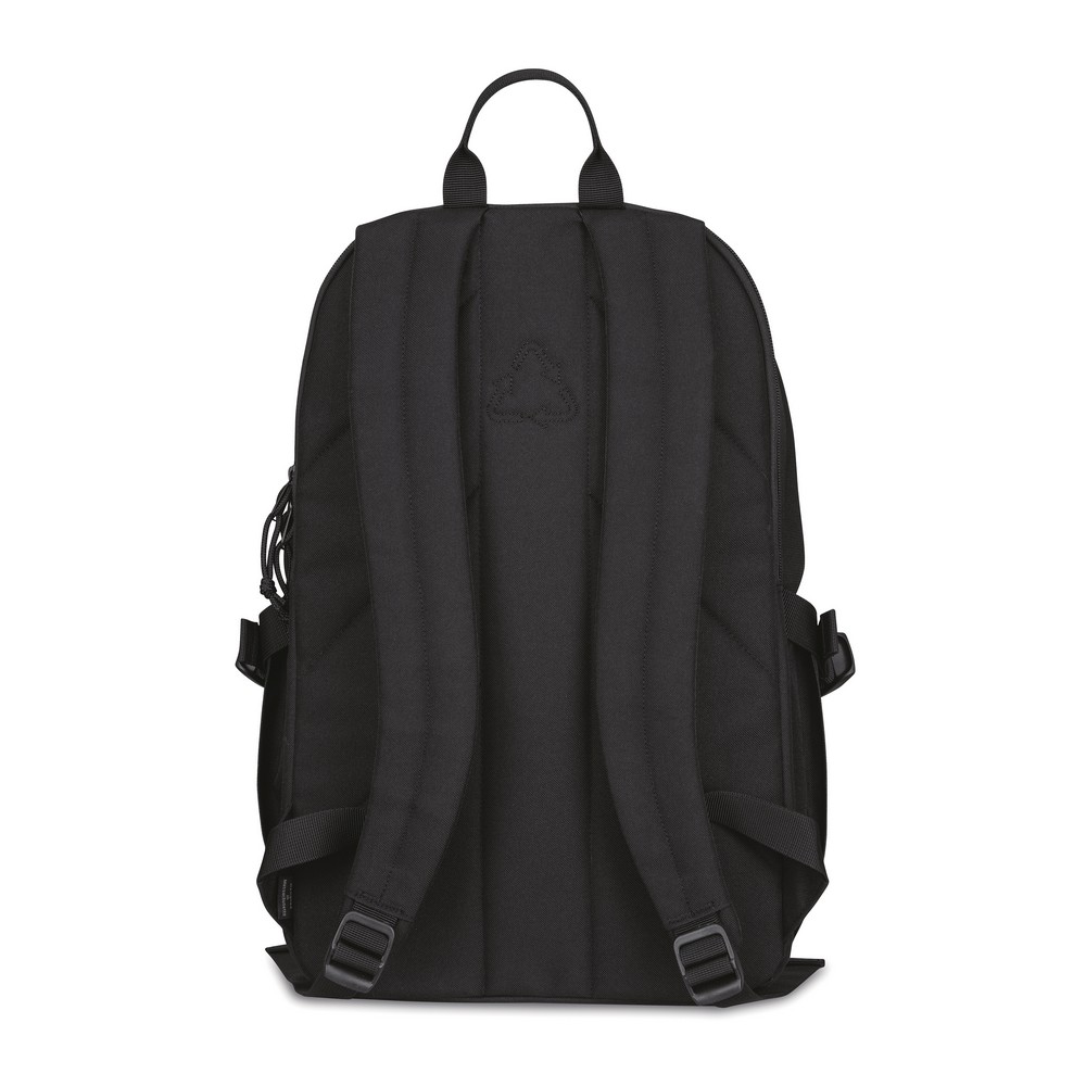 Plecak na laptopa 15" Renew AWARE™ RPET Plecak na laptopa 15”, przestronna przegroda główna z kieszeniami wewnątrz, kieszenie z przodu oraz po bokach, zintegrowany brelok do kluczy, miękkie i regulowane paski na ramiona, wykonany z RPET, dzięki zastosowaniu technologii śledzącej AWARE™ wykorzystane materiały, są identyfikowalne z pochodzenia oraz wyprodukowane zostały zgodnie z ideą zrównoważonego rozwoju