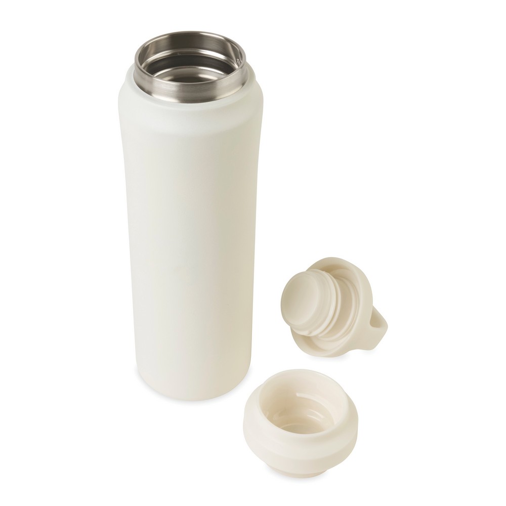 Butelka termiczna 470 ml Aviana™ Rowan Butelka termiczna 470 ml, posiada podwójne ścianki ze stali nierdzewnej z próżnią między ściankami, co spowalnia oddawanie temperatury na zewnątrz, zachowując funkcje termosu, wykonana z materiałów z recyklingu
