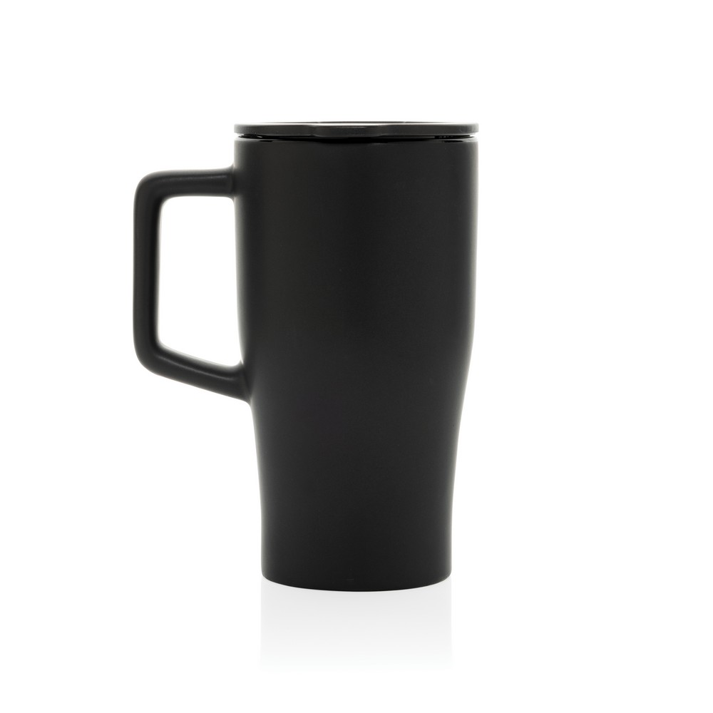 Ceramiczny kubek podrożny 490 ml Kubek podróżny 490 ml, wykonany z ceramiki, zamykane wieczko