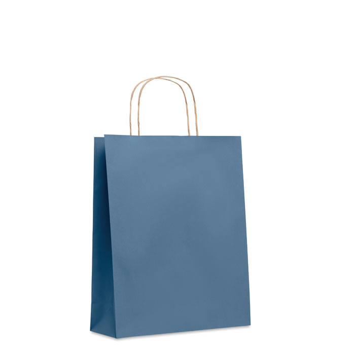 Średnia prezentowa torba Średnia torba prezentowa (50% z recyklingu). 90 gr / m². Wyprodukowane w EU.