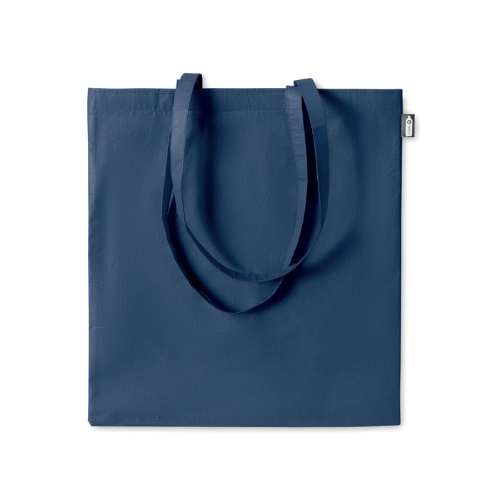 Torba na zakupy z RPET Laminowana torba na zakupy non woven RPET z długimi uchwytami. 100 gr / m².