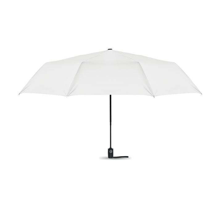 Wiatroodporny parasol 27 cali 27 calowy parasol wiatroodporny z systemem automatycznego otwierania i zamykania. Materiał 190T, trzon metalowy, czarne ożebrowanie wykonane z włókna szklanego. Czarna rączka z PP, z dopasowanym etui.