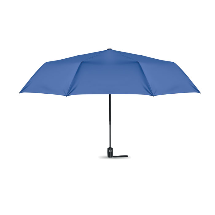 Wiatroodporny parasol 27 cali 27 calowy parasol wiatroodporny z systemem automatycznego otwierania i zamykania. Materiał 190T, trzon metalowy, czarne ożebrowanie wykonane z włókna szklanego. Czarna rączka z PP, z dopasowanym etui.