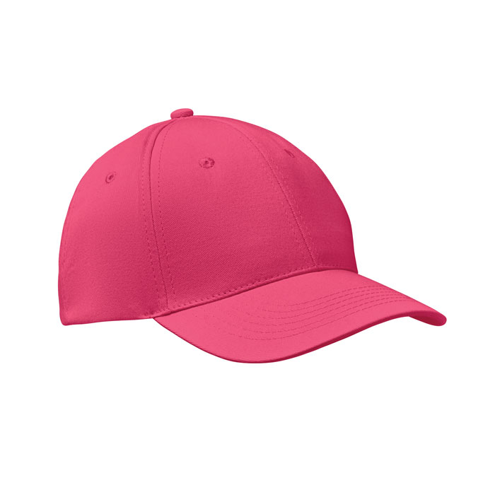 Czapka baseballowa 6 paneli 6-panelowa czapka bejsbolówka z bawełny twill 160 gr/m2 z regulowanym zapięciem na rzep. Dziurki wentylacyjne obszyte w dopasowanym kolorze. Rozmiar: 7 1/4.