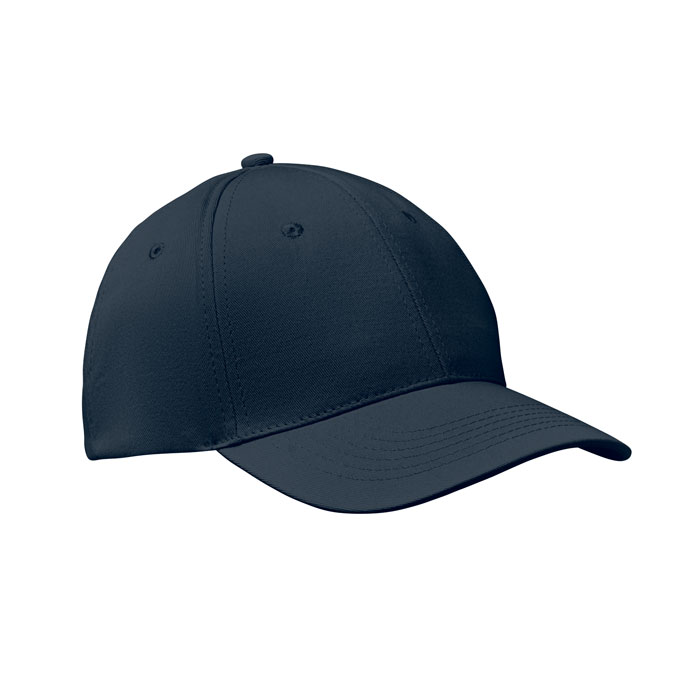 Czapka baseballowa 6 paneli 6-panelowa czapka bejsbolówka z bawełny twill 160 gr/m2 z regulowanym zapięciem na rzep. Dziurki wentylacyjne obszyte w dopasowanym kolorze. Rozmiar: 7 1/4.
