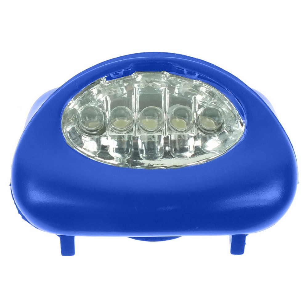 Latarka na głowę 5 LED Latarka na głowę z regulowanym paskiem, 5 LED, w plastikowym pudełku
